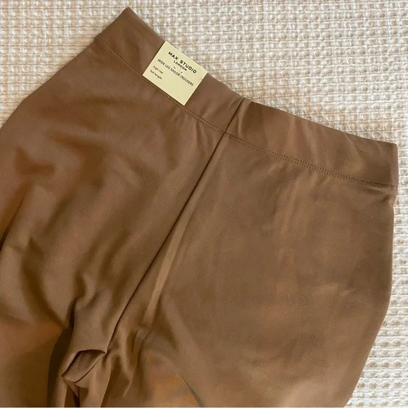 Max Studio London Chocolate Wide-Leg Sailor Womens Pants Trousers | Size S - Picture 7 of 12